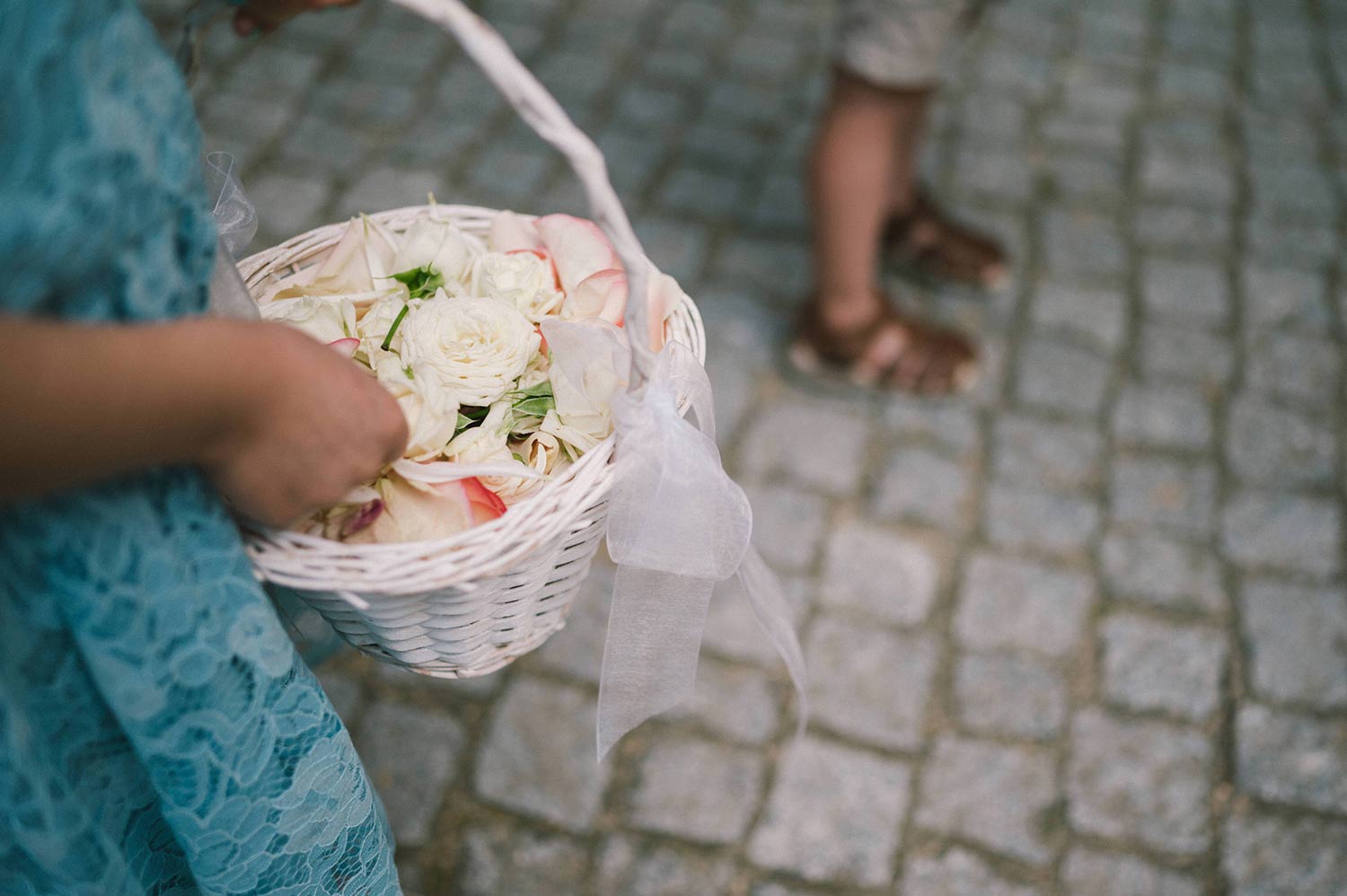 Blumenkinder auf der Hochzeit